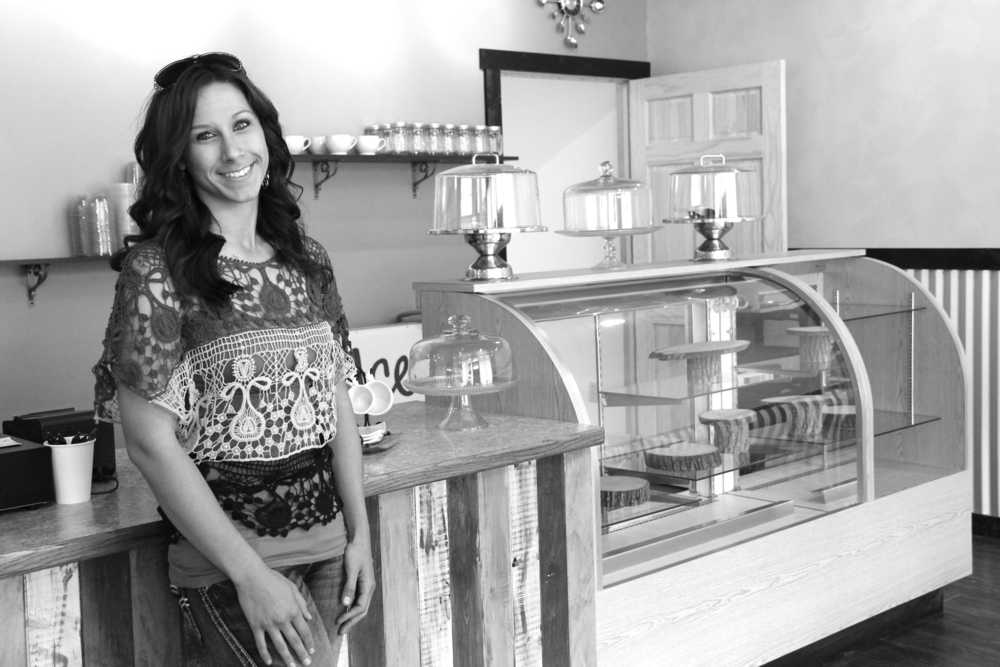 Photo by Kaylee Osowski/Peninsula Clarion Summer Ferguson stands in her soon-to-be opened shop on July 17, Iced and Sliced Cakery in the strip mall at 610 Attla Way in Kenai. Ferguson has been making cakes out of her home for weddings, birthdays and other events for about five years. The grand opening of her shop is scheduled for Aug. 9 starting at 10 a.m.