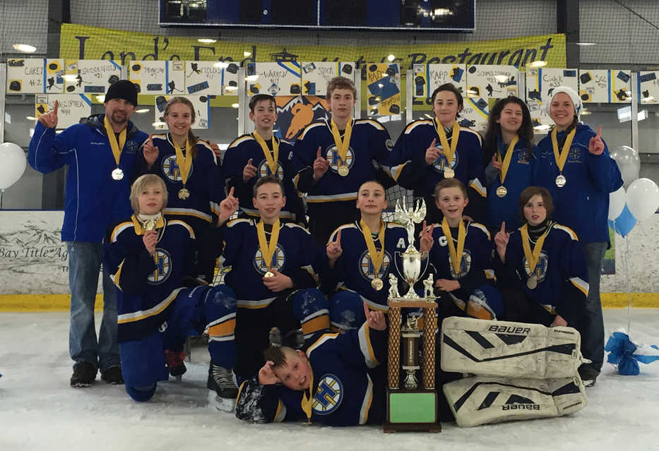 Homer hockey notches title