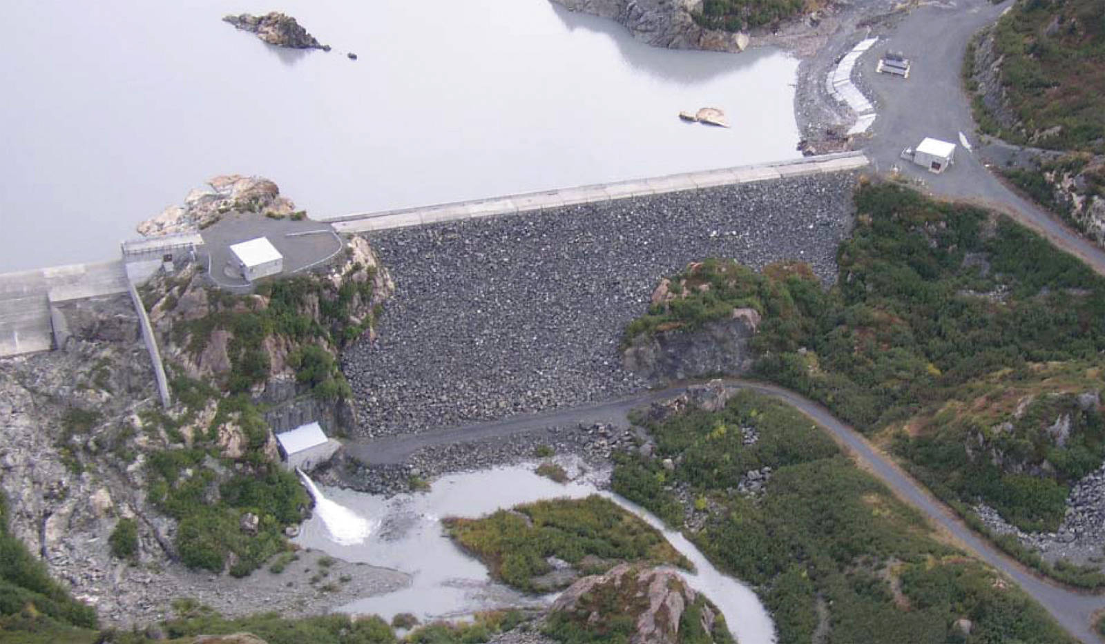 Open since 1991, the Bradley Lake hydropower plant 30 miles east of Homer supplies the cheapest energy on the Railbelt at about 4 cents per kilowatt hour. Utilities are in favor of an expansion, but the board of directors for the Alaska Energy Authority are a bit skeptical. (Photo/Alaska Energy Authority)