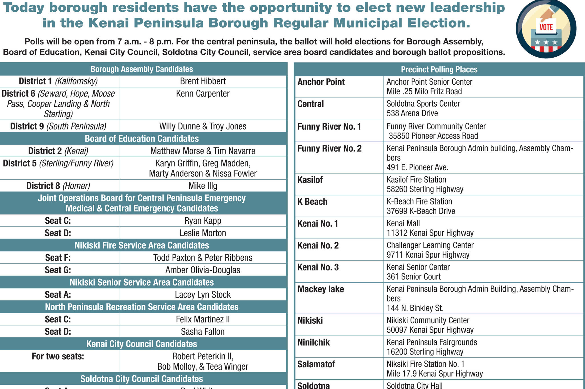 Borough Elections: Know before you go