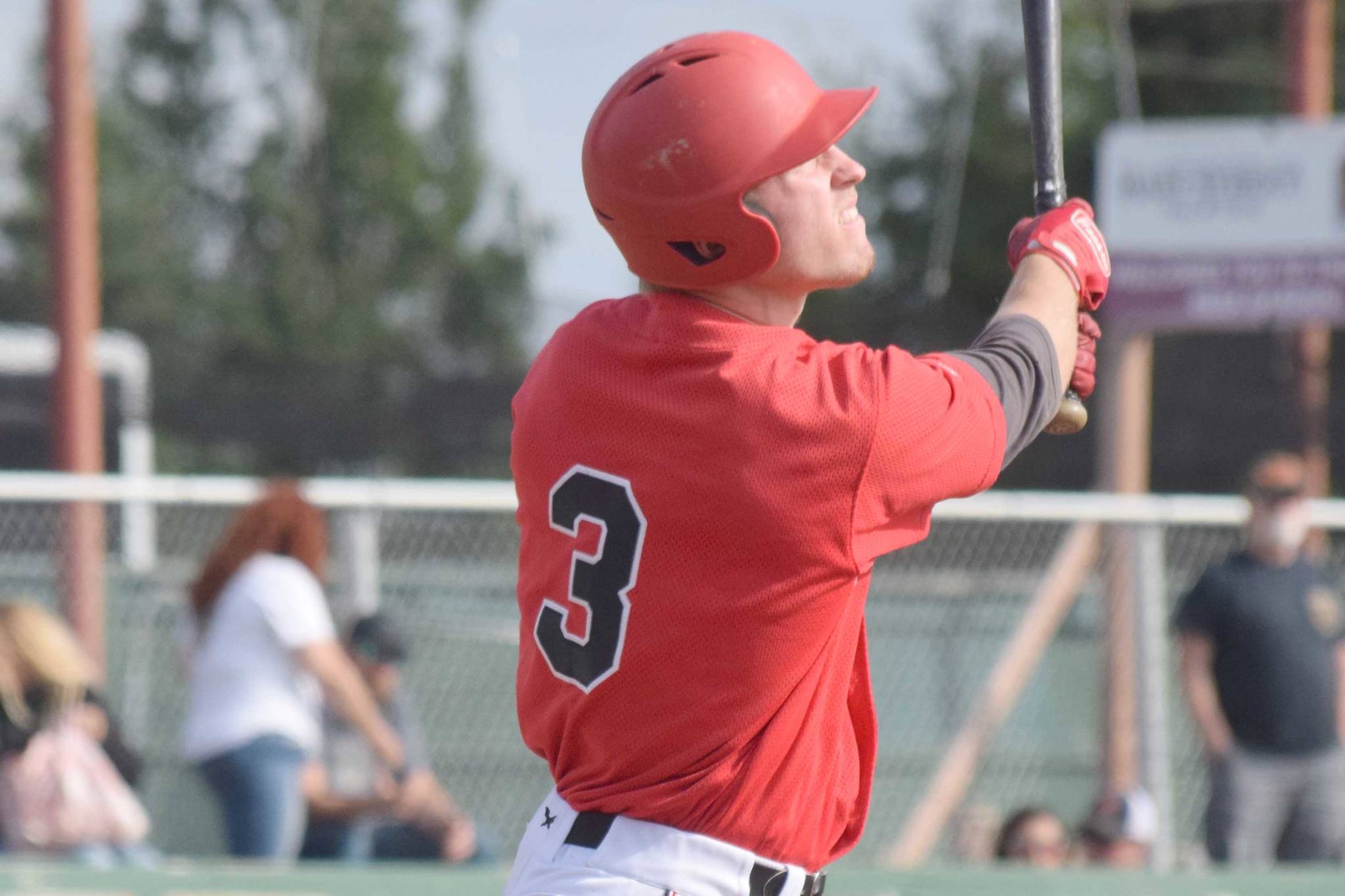 Steffensen goes from collecting Oilers foul balls to hitting them