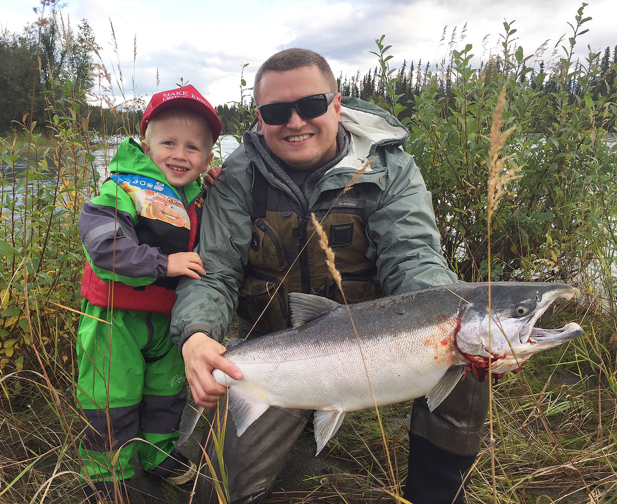 Kenai Chamber of Commerce                                 Participants in the Silver Salmon Derby flaunt their catch. The derby begins this weekend and will continue to Sept. 22.