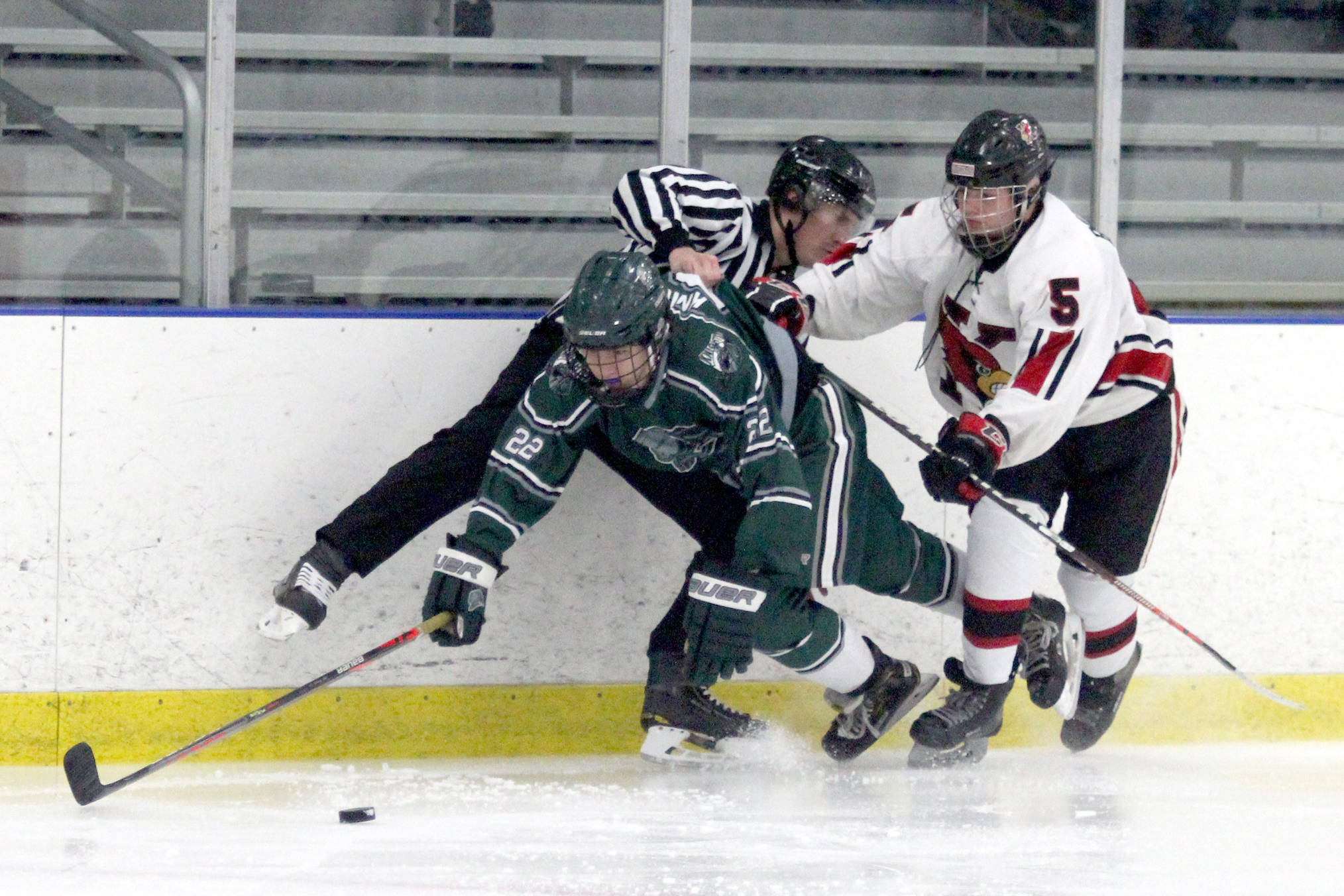 Prep hockey roundup: SoHi, Homer win; Kenai loses