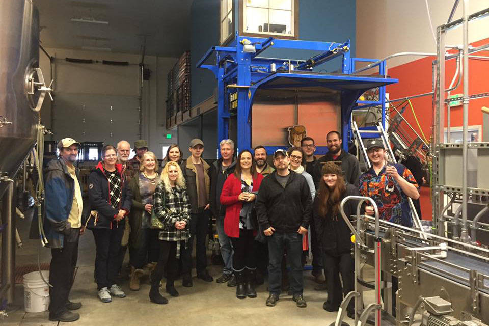 Participants in 2018’s Startup Week gather at Kenai River Brewing in this undated photo. (Photo courtesy Pamela Parker)