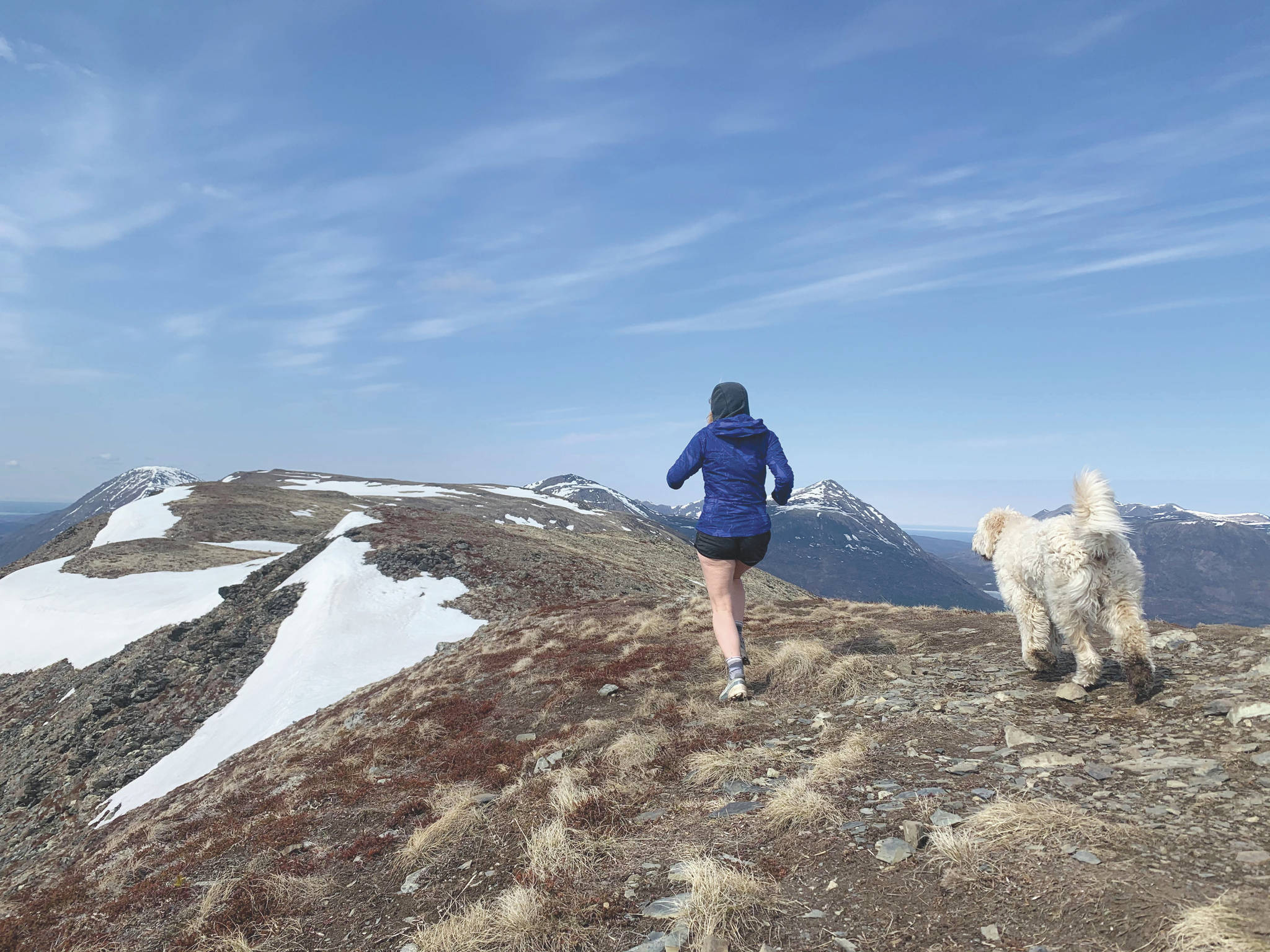 A completely normal scene at the top of Slaughter Ridge in Cooper Landing. (Photo provided by Kat Sorensen)