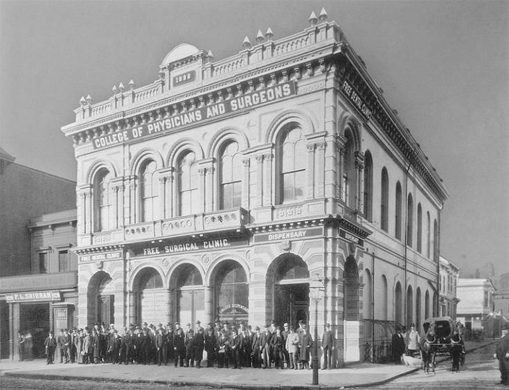 Photo courtesy of college archives 
Russell Wagner graduated from the dental school within the College of Physicians and Surgeons in San Francisco in the spring of 1931. Shortly thereafter, he made his first trip to Seward.