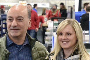 Former Alaska representative Les Gara, left, and Amanda Metivier, associate director of the Child Welfare Academy. (courtesy)