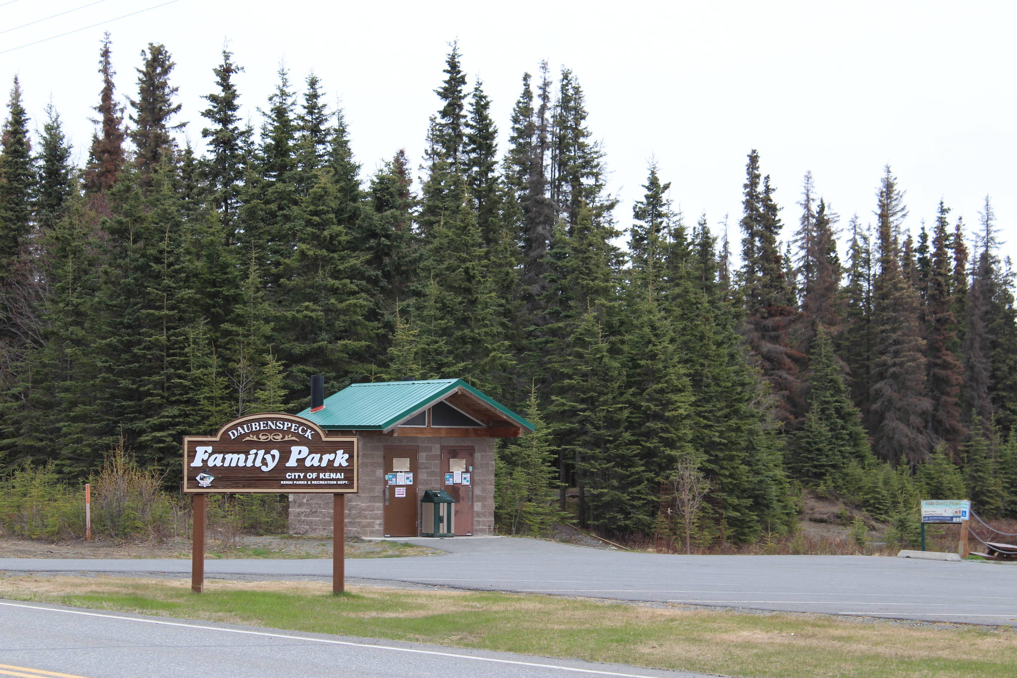 Daubenspeck Park is seen on Thursday, May 20, 2021 in Kenai, Alaska. (Ashlyn O’Hara/Peninsula Clarion)