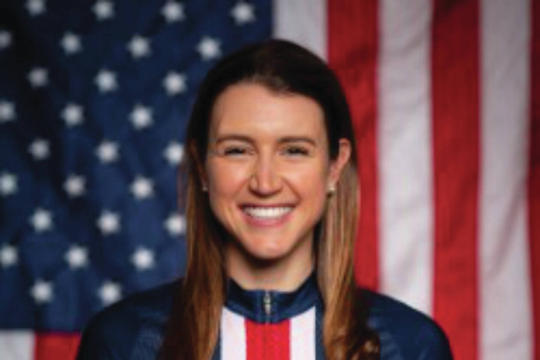 Kristen Faulkner is pictured in her official Olympic portrait photo. (Photo by Evan Kay with Climb High Productions, provided by Kristen Faulkner)