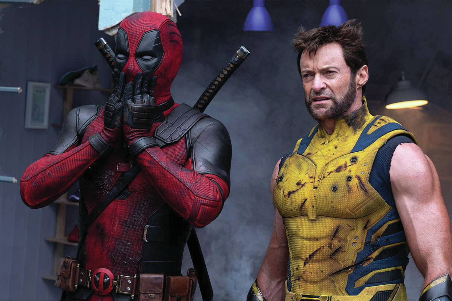 Promotional photo courtesy Marvel Studios
Ryan Reynolds plays Deadpool and Hugh Jackman plays Wolverine in “Deadpool & Wolverine.”