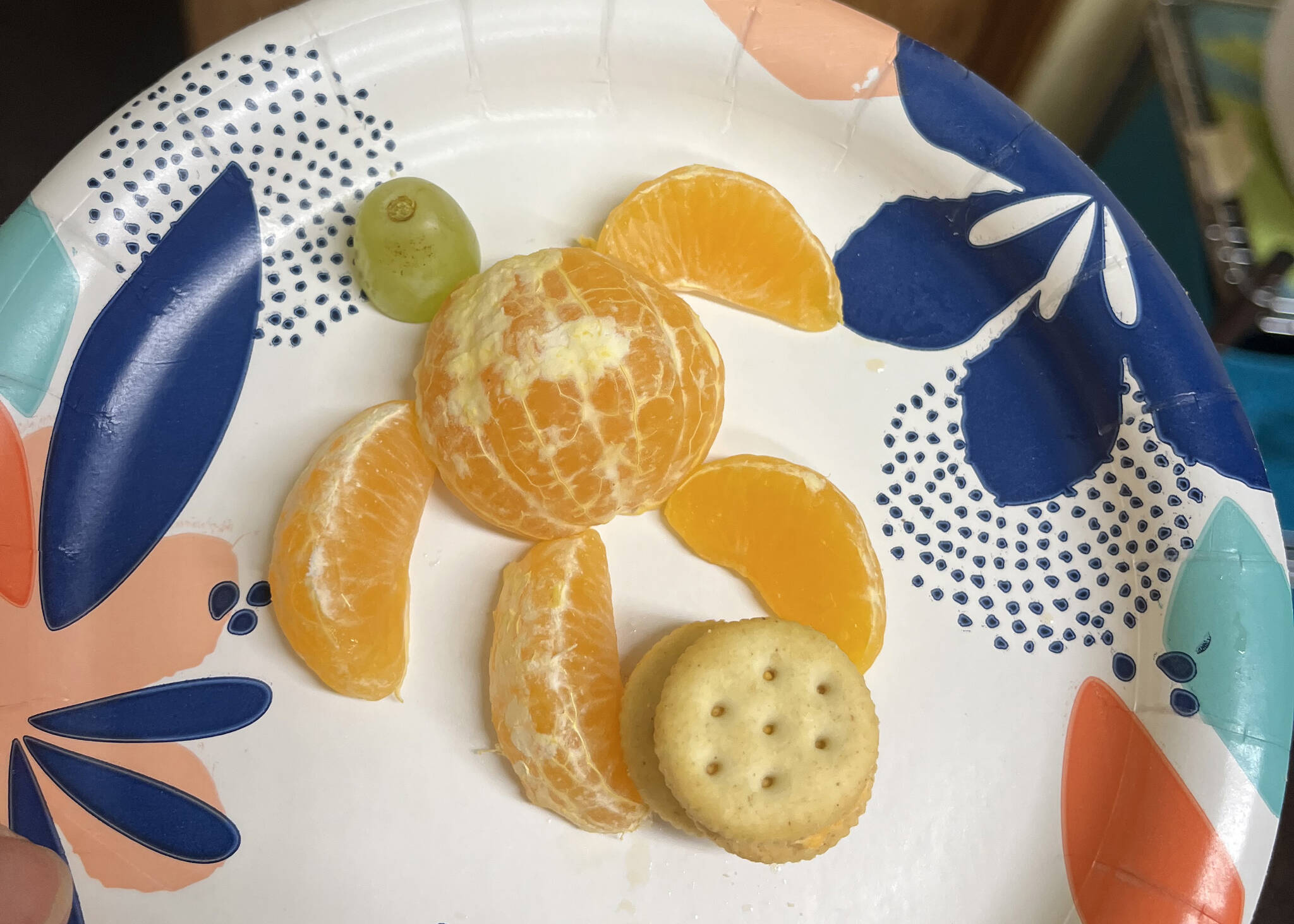 A turtle is made out of kid-friendly snacks for Vacation Bible School. (Photo courtesy Meredith Harber)