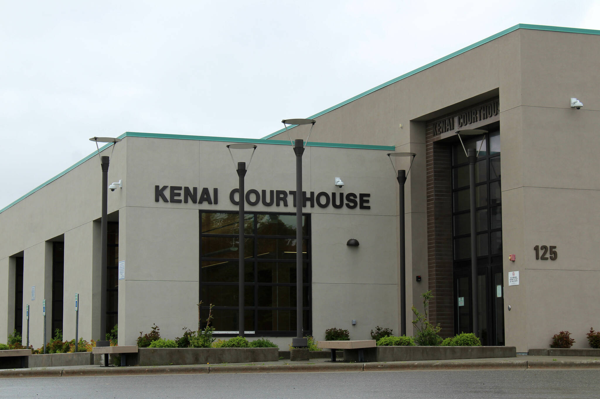 The Kenai Courthouse is photographed on Monday, July 3, 2023 in Kenai, Alaska. (Ashlyn O’Hara/Peninsula Clarion)