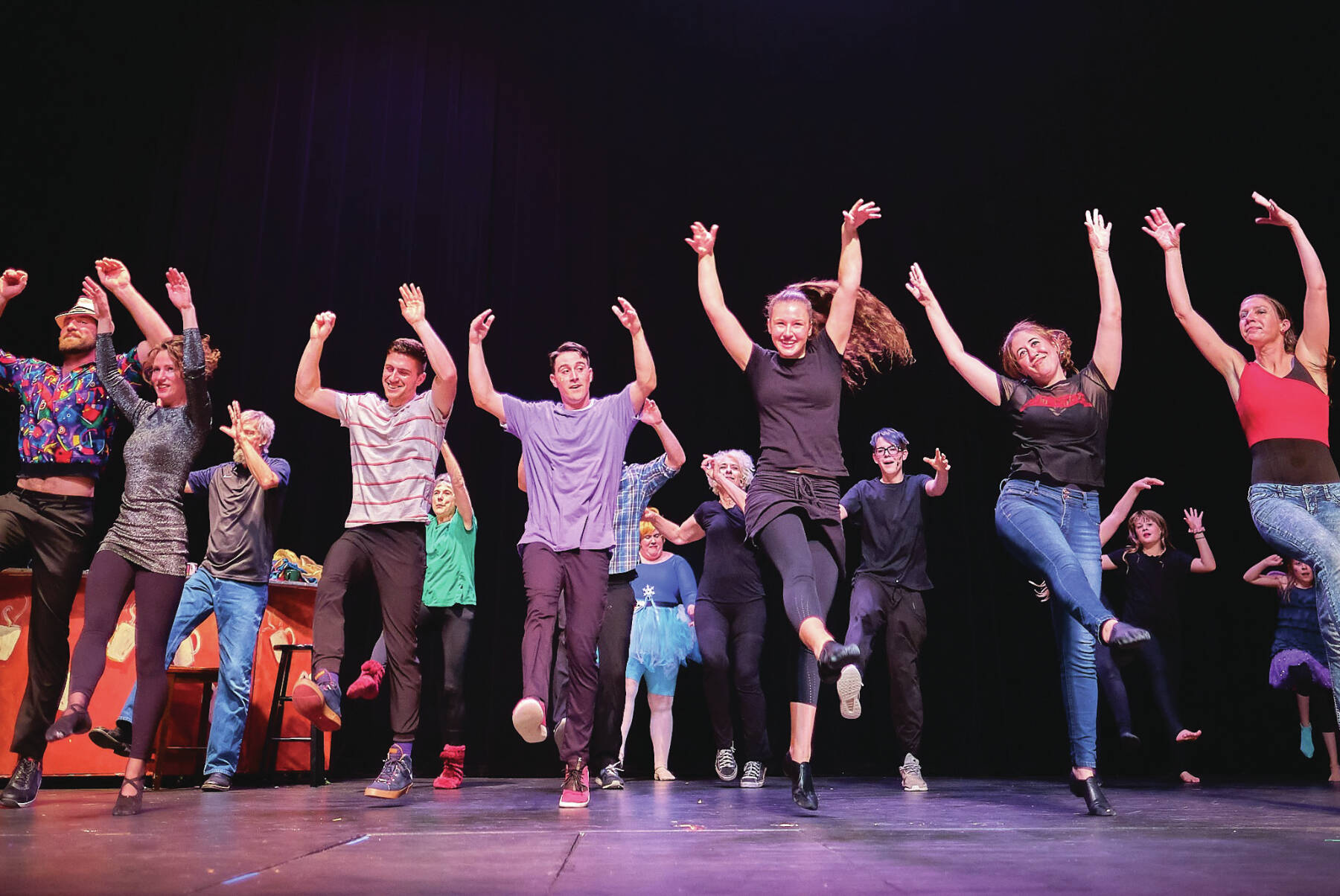 Photo provided by Sally Oberstein
Dancers at the Homer Mariner Theater perform in Nice Moves during the Alaska World Arts Festival in 2022.