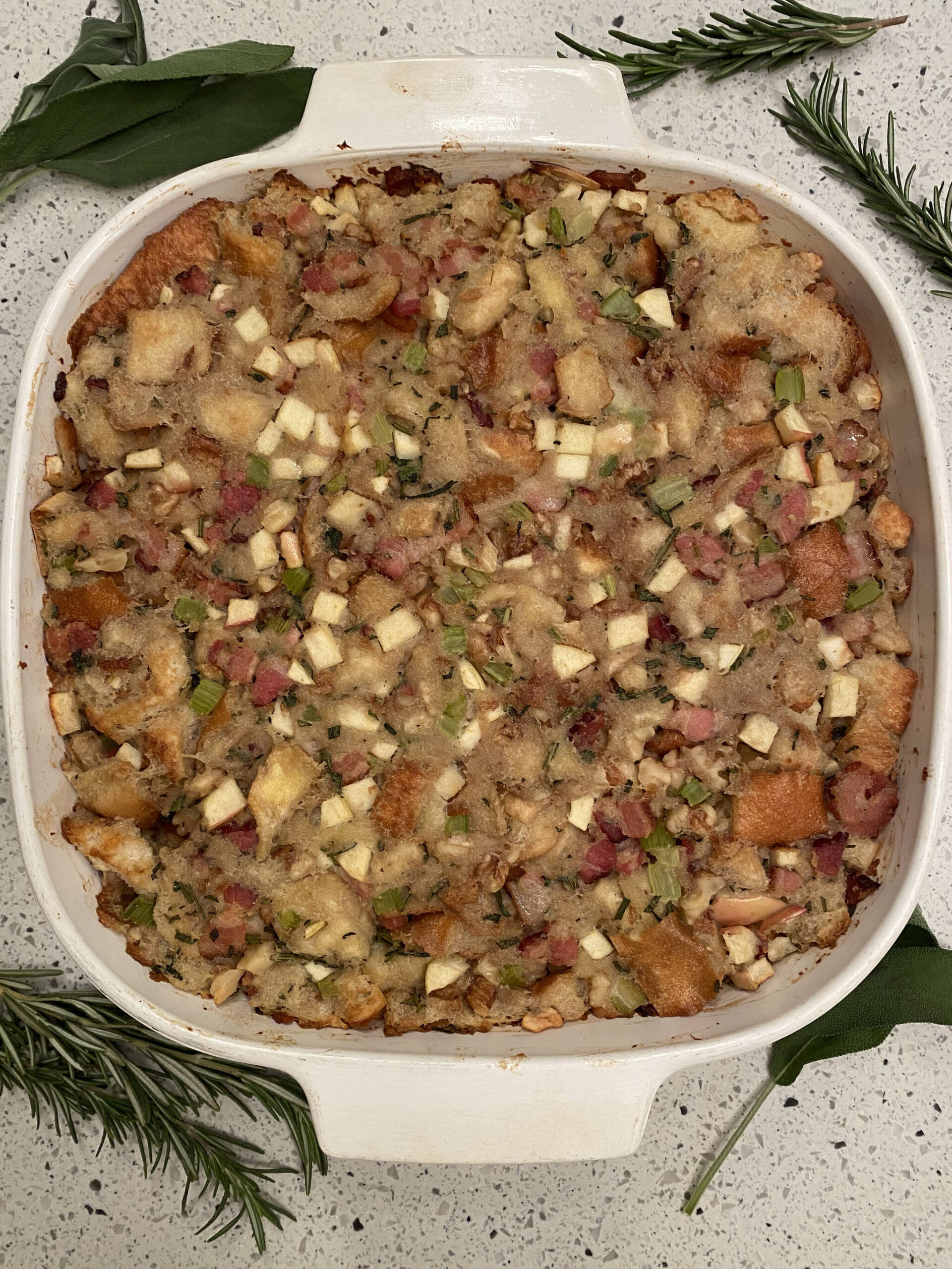 Make-ahead stuffing helps take pressure off Thanksgiving cooking. (Photo by Tressa Dale/Peninsula Clarion)