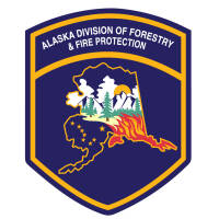 Logo for the Alaska Division of Forestry and Fire Protection. (Image via Alaska Division of Forestry and Fire Protection)